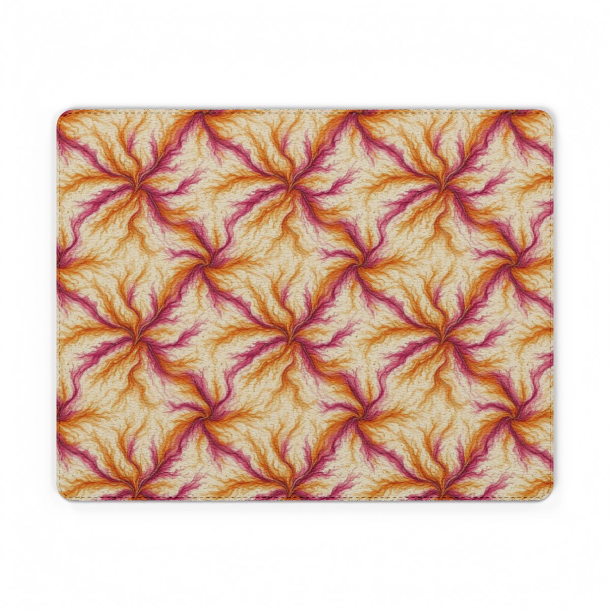 Sunset Ink Branches Vegan Leather Mouse Mat – 11.1 × 8.7 (Rectangle)