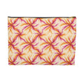 Sunset Ink Branches Zip Accessory Pouch – Large