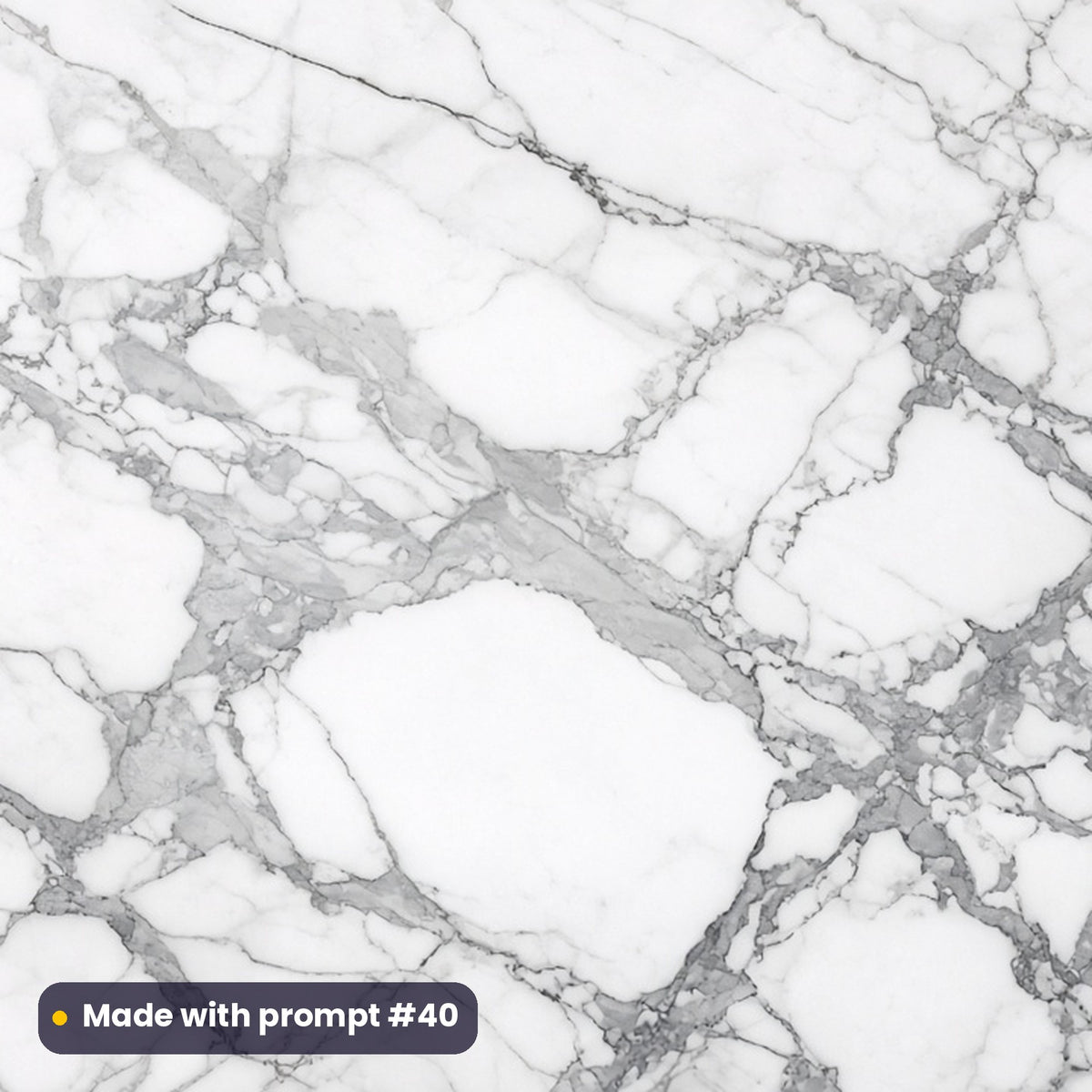 Classic Carrara Contemporary marble artwork for a 5:3 serving tray, made with prompt #40 from the Blush and White Gold Marble Tableware Prompt Pack