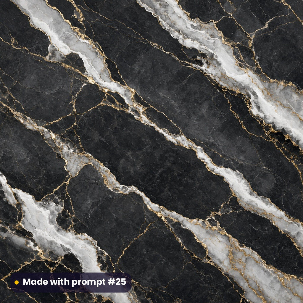 Graphite Line Marble artwork for a square slate coaster, made with prompt #25 from the Dark Luxe Marble Tableware Prompt Pack