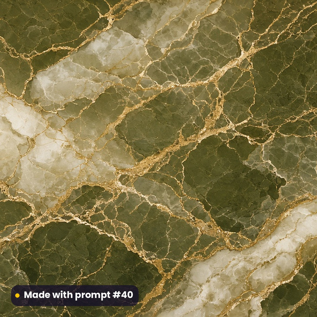 Olive Gold Marble artwork for a 5:3 serving tray, made with prompt #40 from the Ocean Blue and Seafoam Green Marble Tableware Prompt Pack