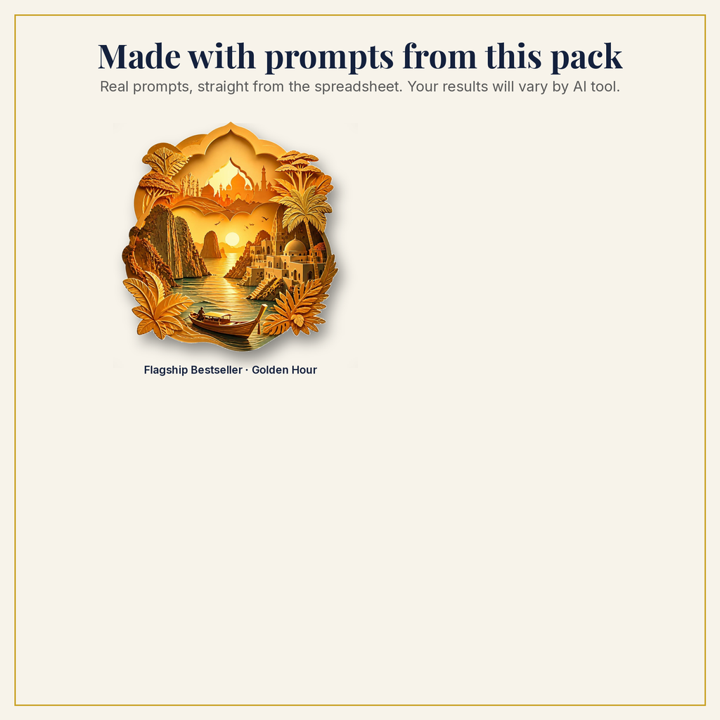 Sample artwork made with prompts from this pack