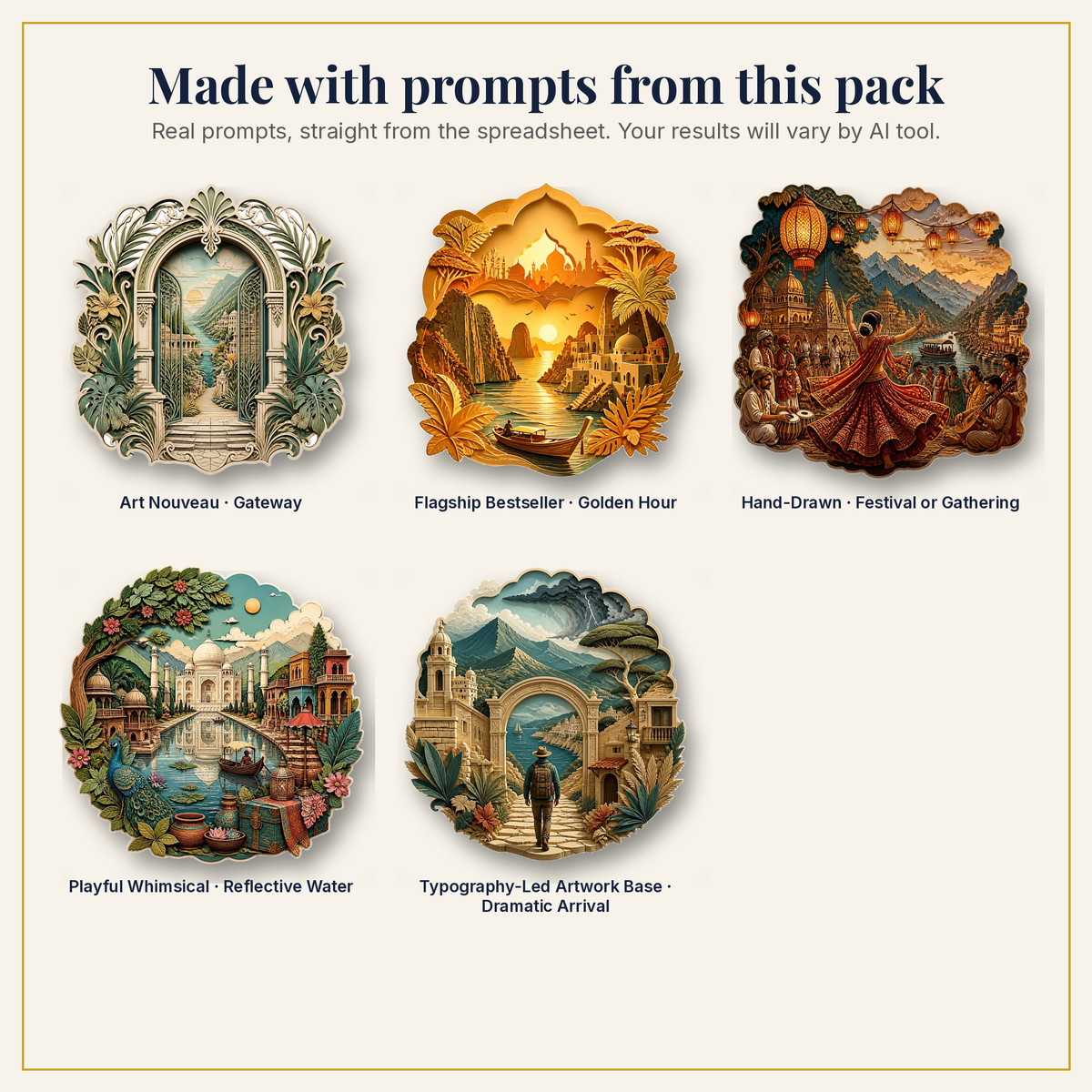 Sample artwork made with prompts from this pack