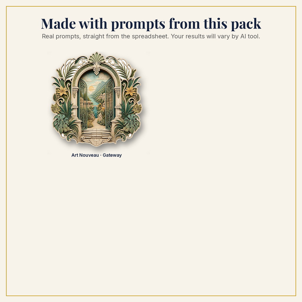 Sample artwork made with prompts from this pack
