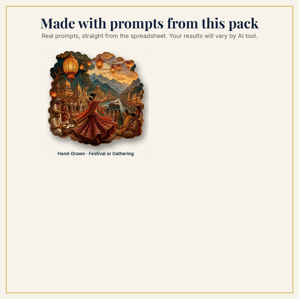 Sample artwork made with prompts from this pack