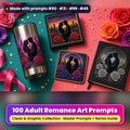 Adult Romance, Clean & Graphic Collection: Made with prompts #80 · #31 · #99 · #45 – realistic UV-printed mockup