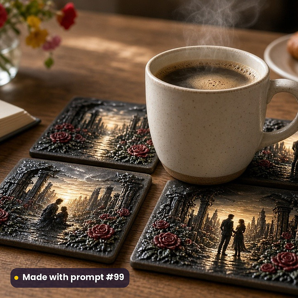 Adult Romance, Clean & Graphic Collection: Made with prompt #99 – realistic UV-printed mockup