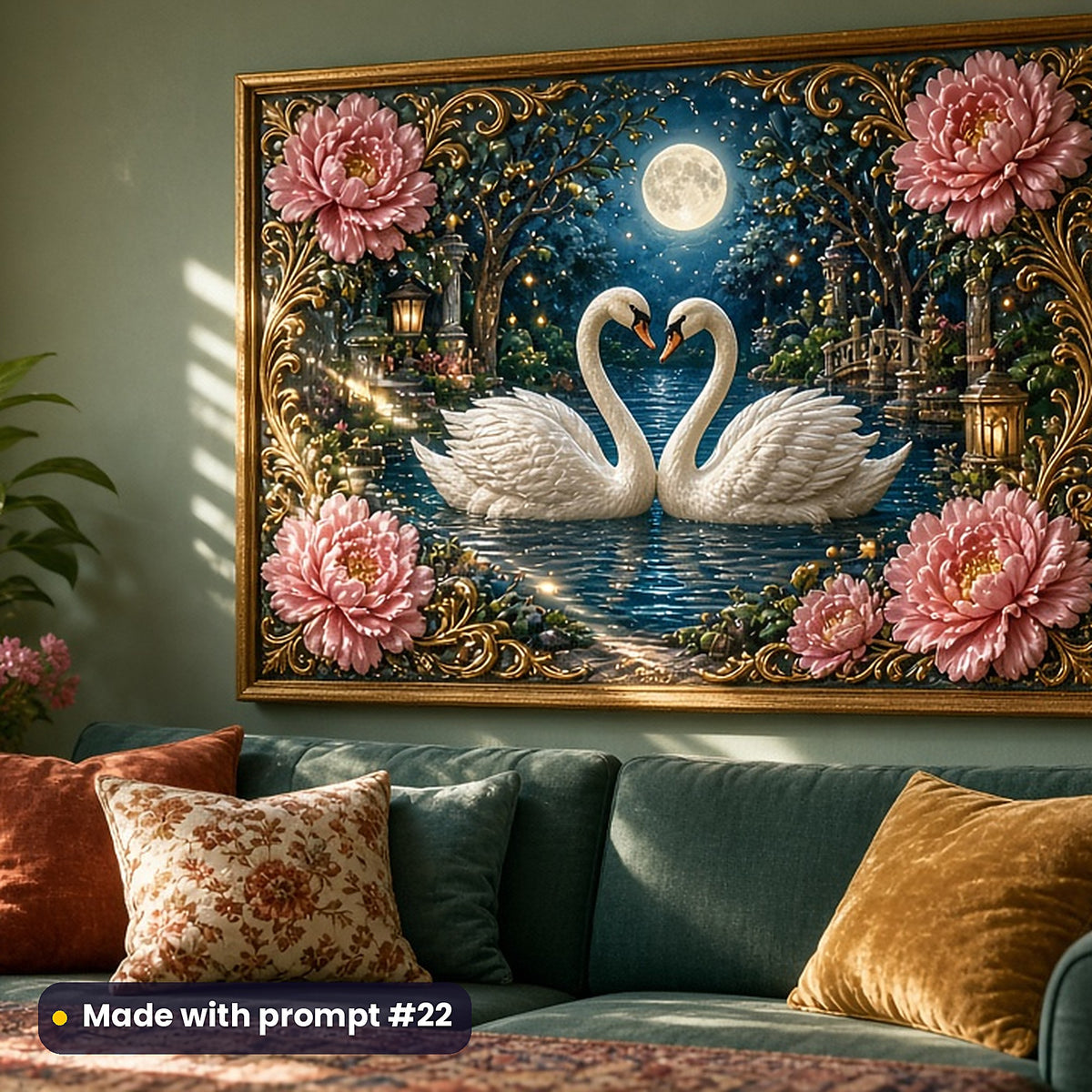 Adult Romance, Luxury & Decorative Collection: Made with prompt #22 – realistic UV-printed mockup