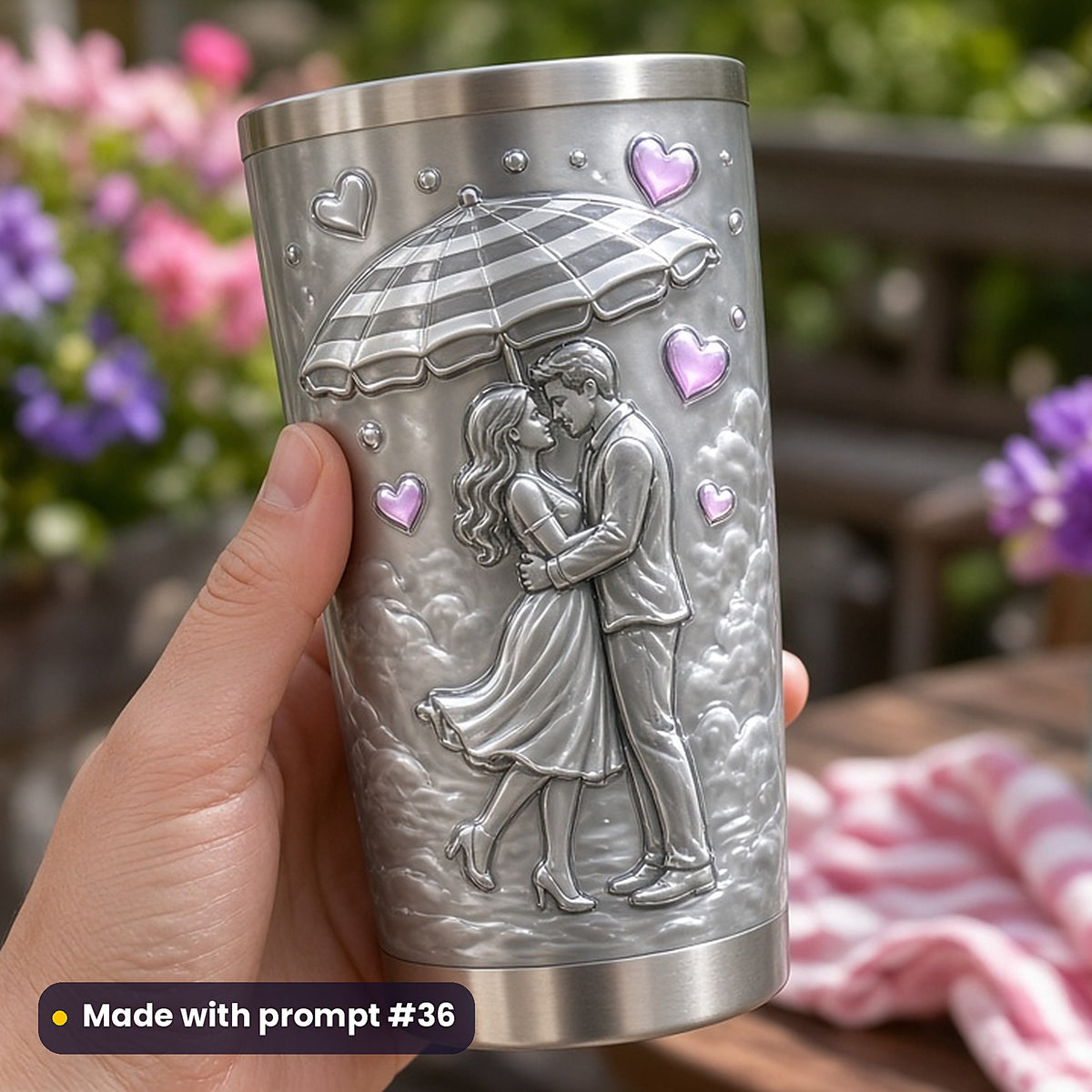 Romantic Comedy, Clean & Graphic Collection: Made with prompt #36 – realistic UV-printed mockup