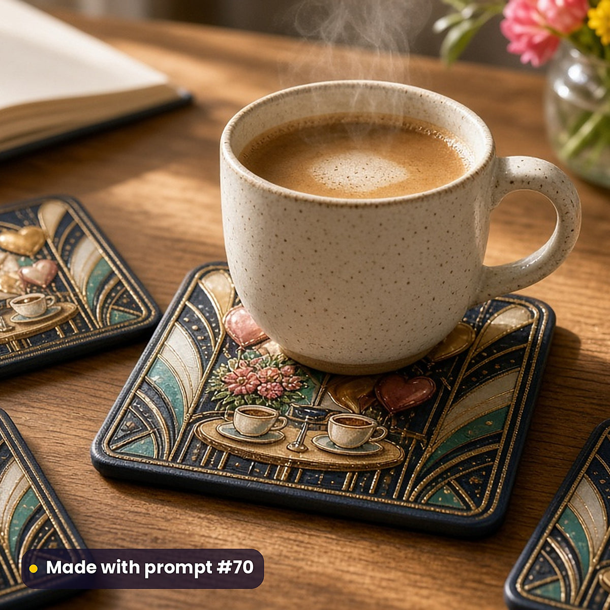 Romantic Comedy, Luxury & Decorative Collection: Made with prompt #70 – realistic UV-printed mockup