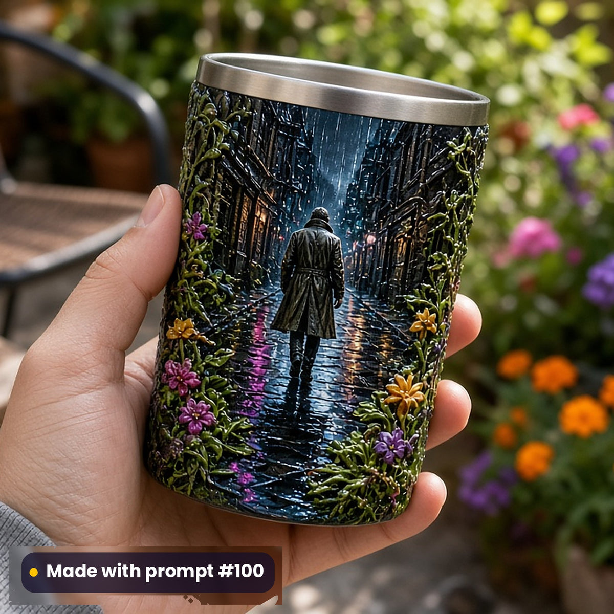 Crime and Thriller, Clean & Graphic Collection: Made with prompt #100 – realistic UV-printed mockup