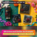 Crime and Thriller, Luxury & Decorative Collection: Made with prompts #70 · #60 · #90 · #6 – realistic UV-printed mockup