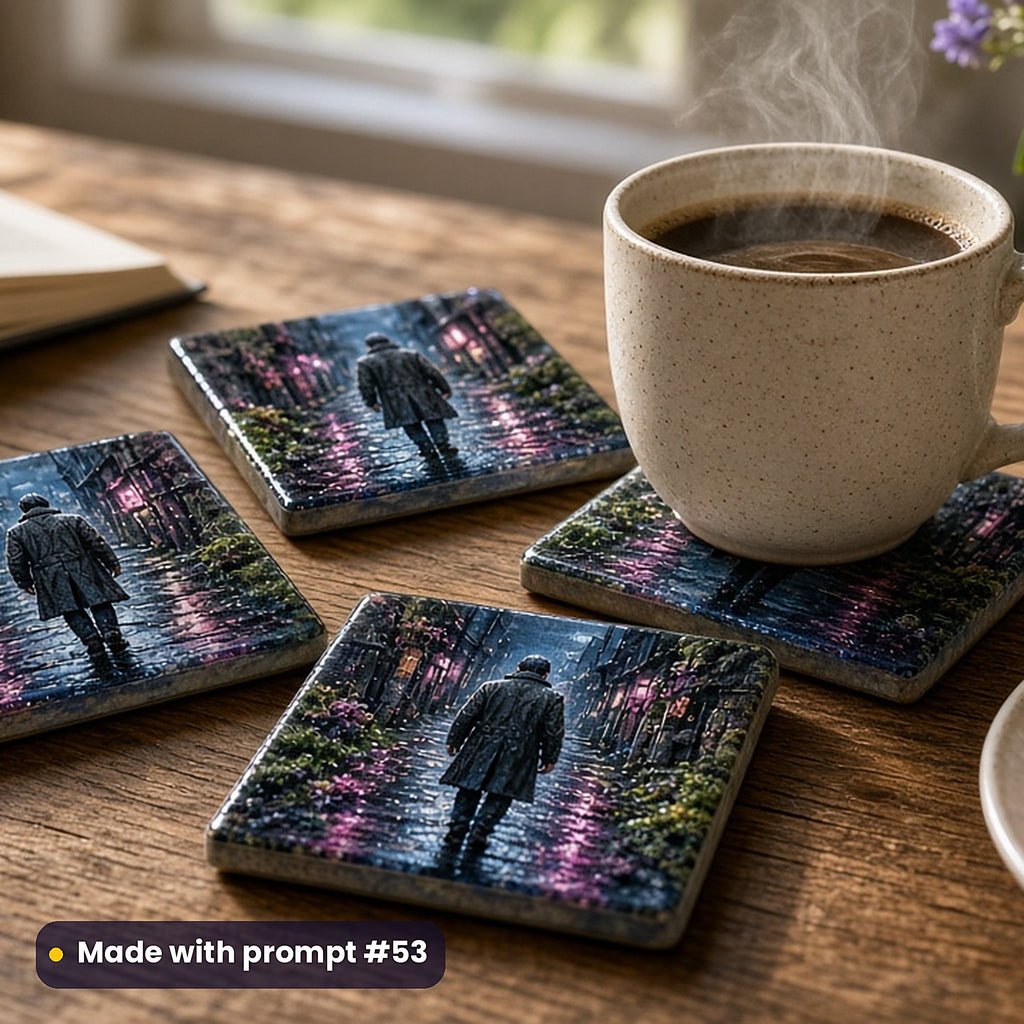 Crime and Thriller, Painterly & Handmade Collection: realistic UV-printed mockup, made with prompt #53