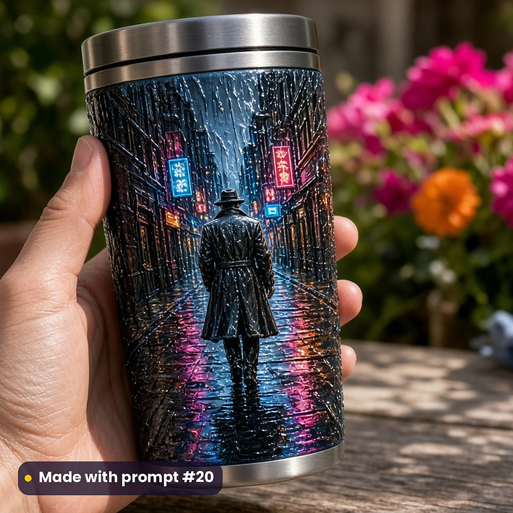 Crime and Thriller, Painterly & Handmade Collection: realistic UV-printed mockup, made with prompt #20
