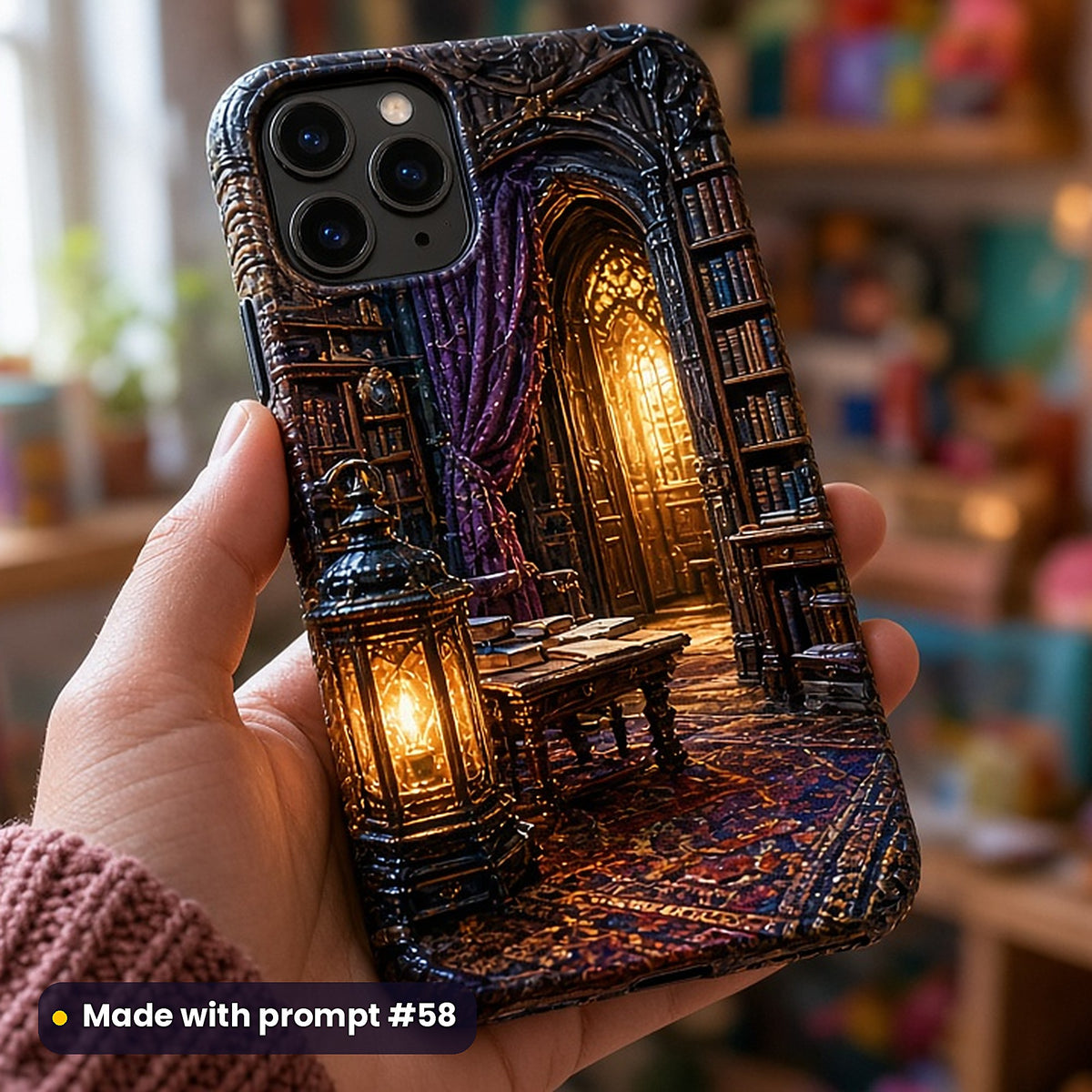 Mystery and Detective, Cinematic & Bold Collection: realistic UV-printed mockup, made with prompt #58