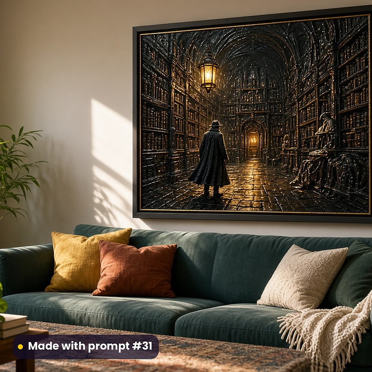 Mystery and Detective, Cinematic & Bold Collection: realistic UV-printed mockup, made with prompt #31