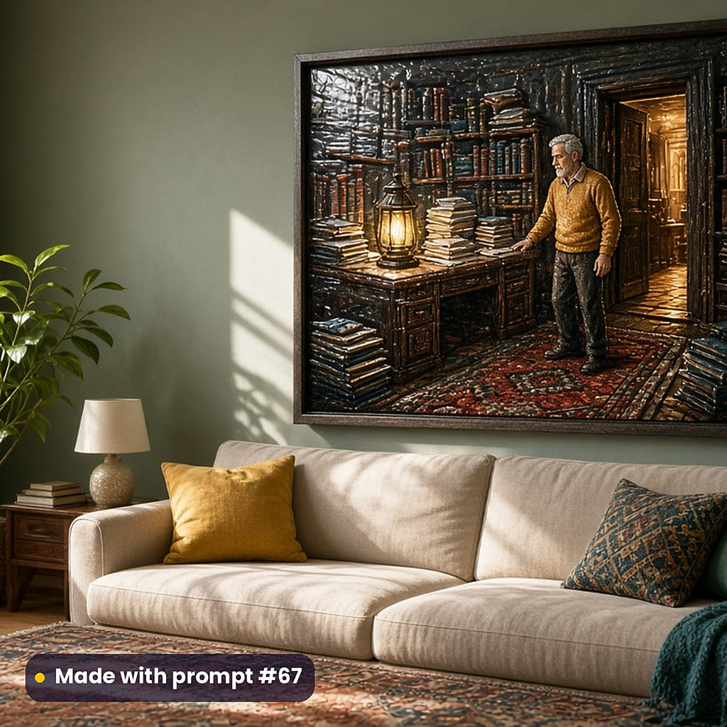 Mystery and Detective, Vintage & Whimsical Collection: realistic UV-printed mockup, made with prompt #67