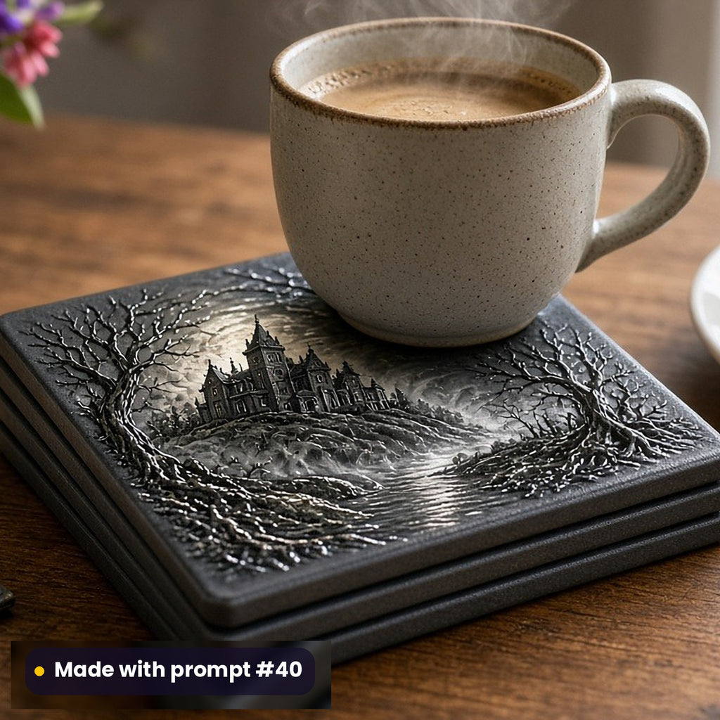 Horror and Supernatural, Clean & Graphic Collection: Made with prompt #40 – realistic UV-printed mockup
