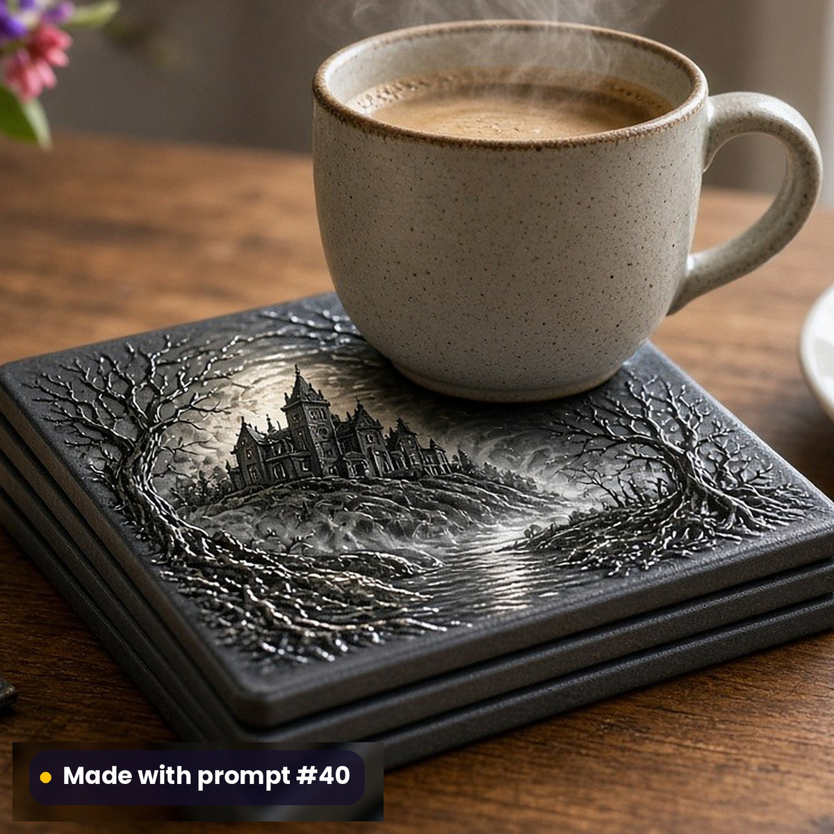 Horror and Supernatural, Clean & Graphic Collection: Made with prompt #40 – realistic UV-printed mockup