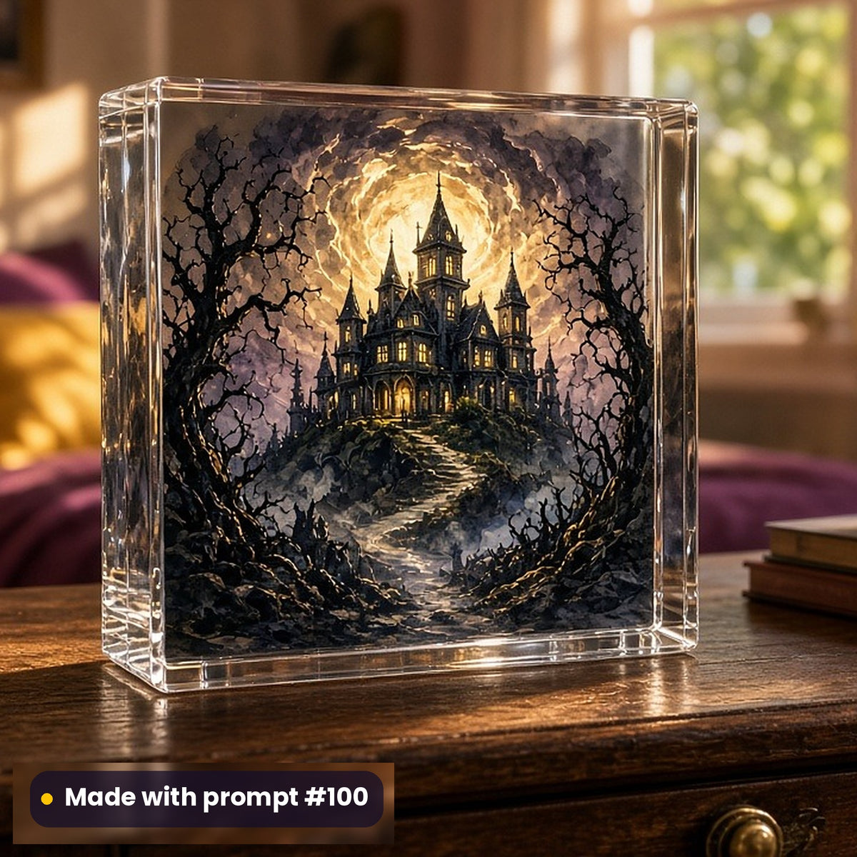 Horror and Supernatural, Clean & Graphic Collection: Made with prompt #100 – realistic UV-printed mockup