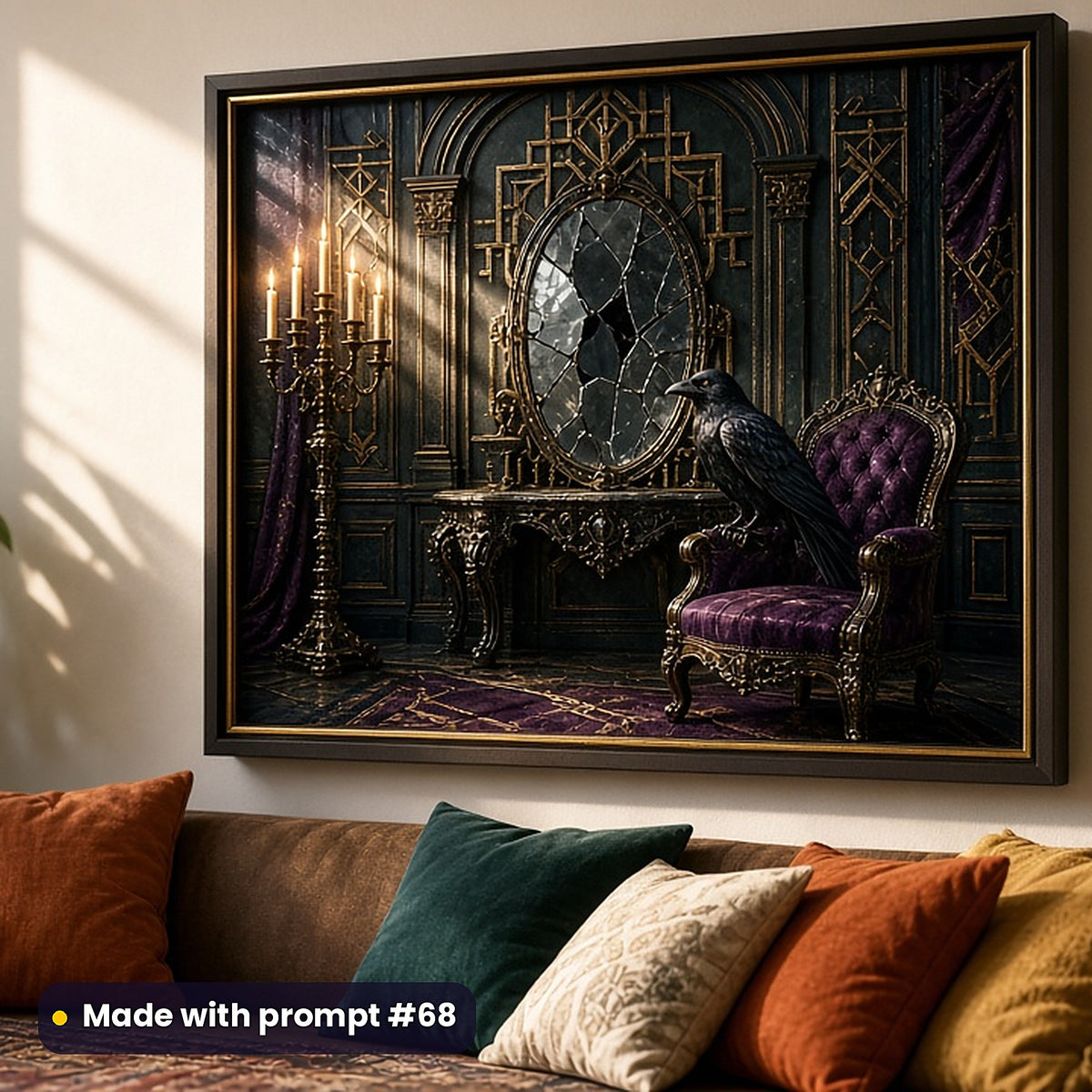 Horror and Supernatural, Luxury & Decorative Collection: Made with prompt #68 – realistic UV-printed mockup