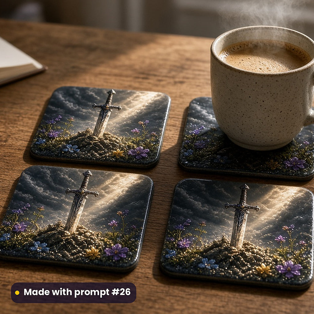 Epic Fantasy, Cinematic & Bold Collection: realistic UV-printed mockup, made with prompt #26