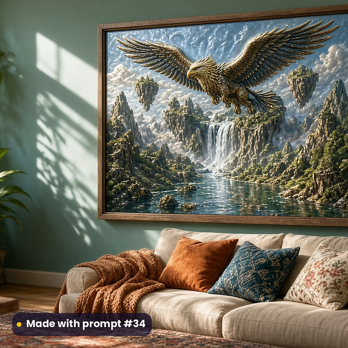 Epic Fantasy, Luxury & Decorative Collection: Made with prompt #34 – realistic UV-printed mockup