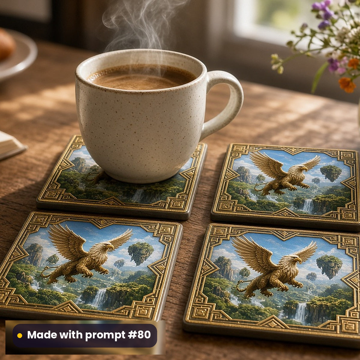 Epic Fantasy, Luxury & Decorative Collection: Made with prompt #80 – realistic UV-printed mockup