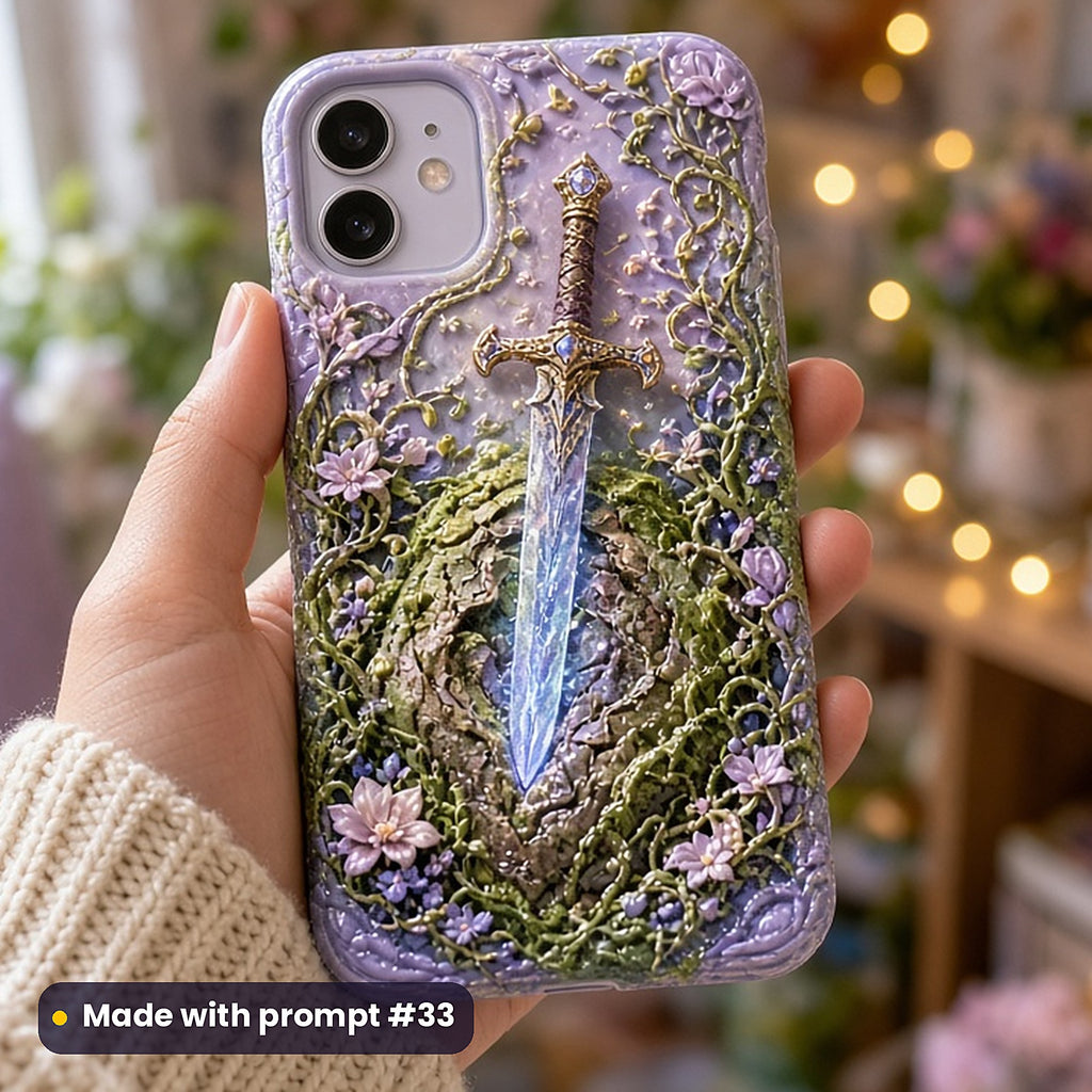 Epic Fantasy, Vintage & Whimsical Collection: realistic UV-printed mockup, made with prompt #33