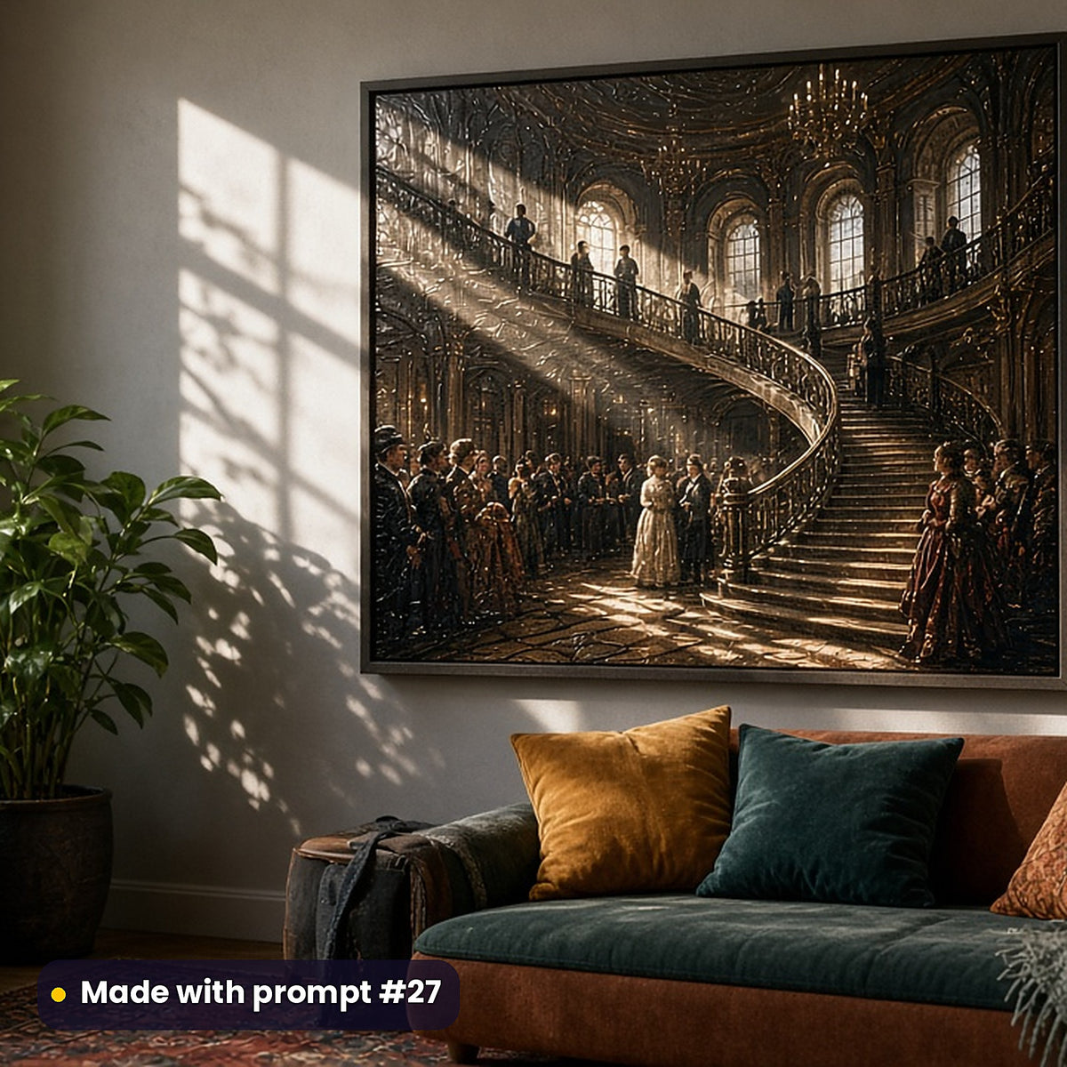 Historical Fiction, Cinematic & Bold Collection: realistic UV-printed mockup, made with prompt #27