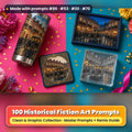 Historical Fiction, Clean & Graphic Collection: Made with prompts #86 · #53 · #20 · #70 – realistic UV-printed mockup