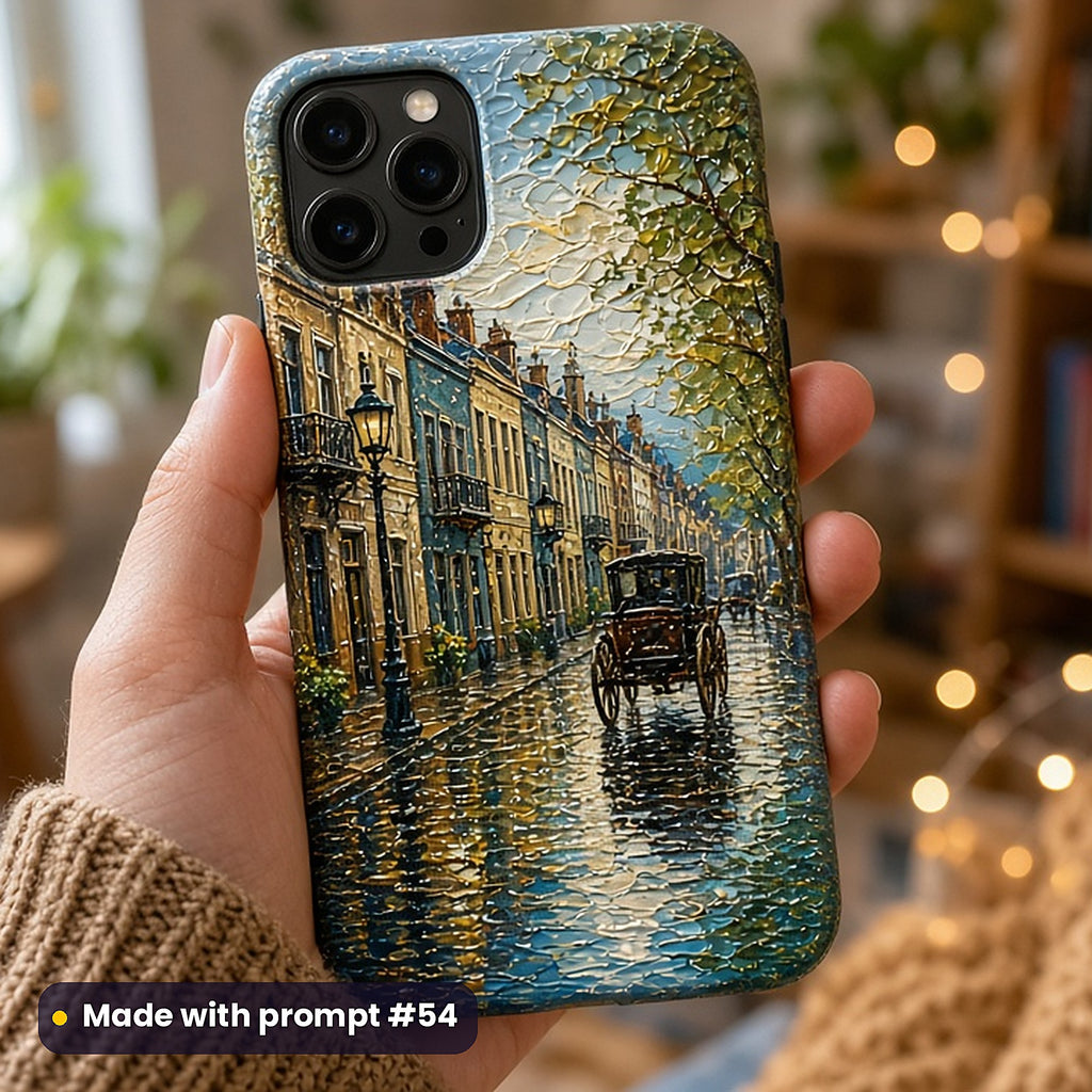 Historical Fiction, Painterly & Handmade Collection: realistic UV-printed mockup, made with prompt #54