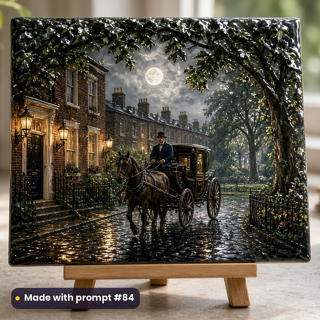Historical Fiction, Painterly & Handmade Collection: realistic UV-printed mockup, made with prompt #84