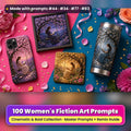 Women's Fiction, Cinematic & Bold Collection: realistic UV-printed mockup, made with prompts #44 · #34 · #77 · #83