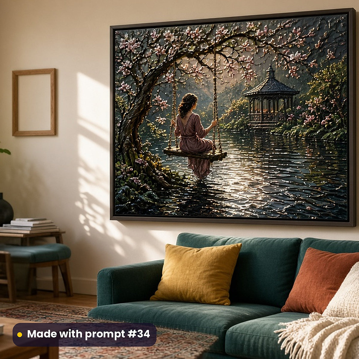 Women's Fiction, Cinematic & Bold Collection: realistic UV-printed mockup, made with prompt #34