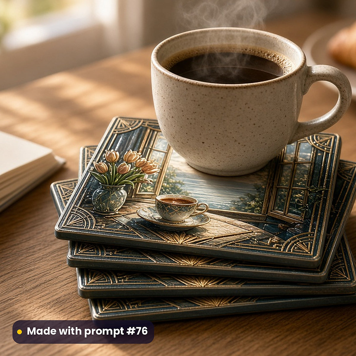 Women's Fiction, Luxury & Decorative Collection: Made with prompt #76 – realistic UV-printed mockup