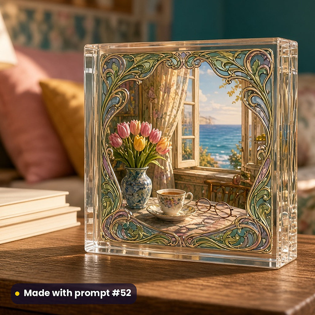 Women's Fiction, Luxury & Decorative Collection: Made with prompt #52 – realistic UV-printed mockup