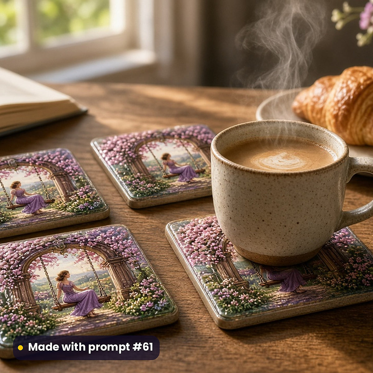Women's Fiction, Vintage & Whimsical Collection: realistic UV-printed mockup, made with prompt #61