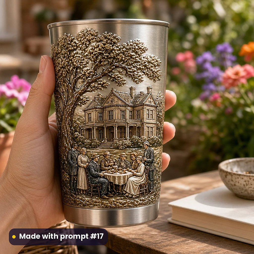 Family Saga, Clean & Graphic Collection: Made with prompt #17 – realistic UV-printed mockup
