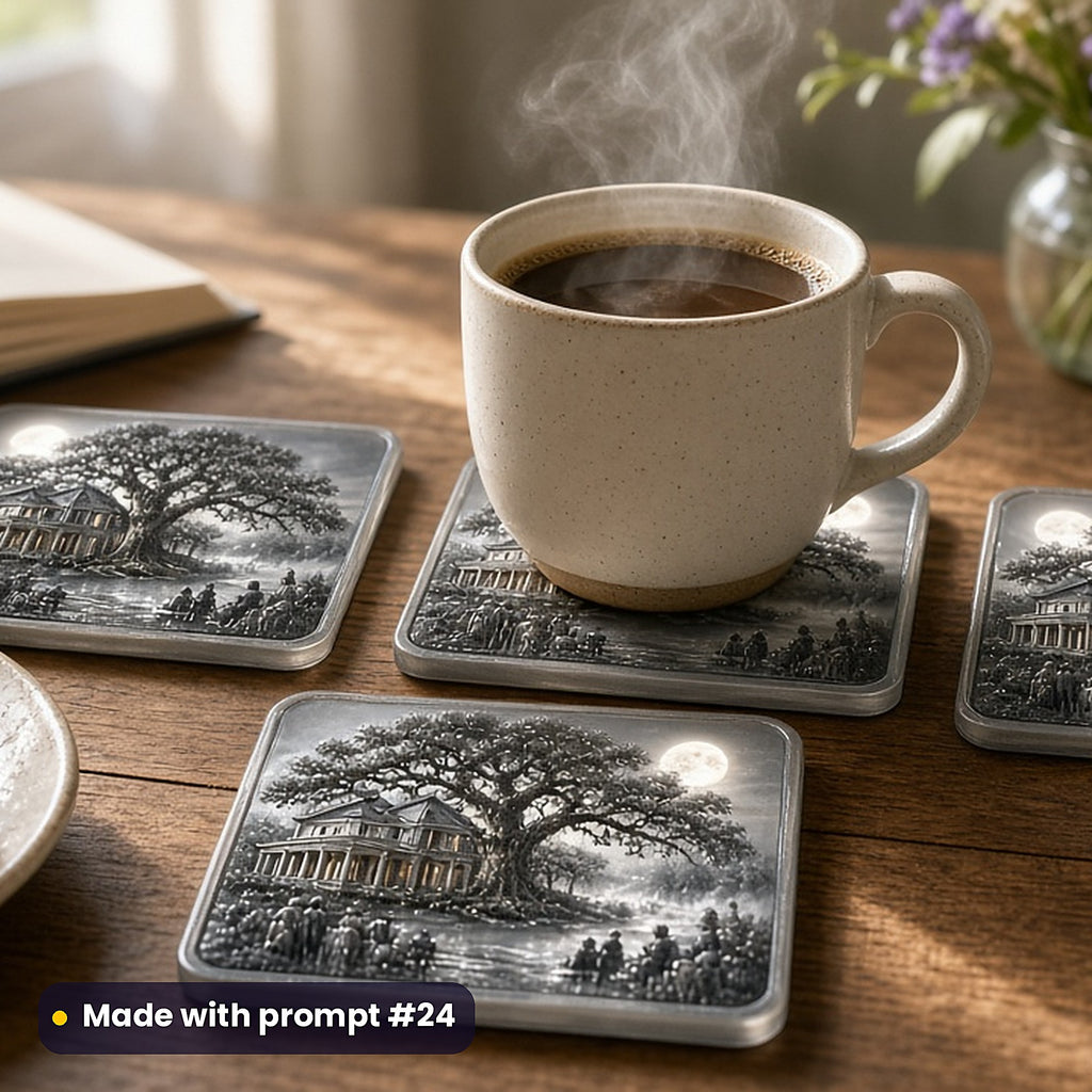 Family Saga, Clean & Graphic Collection: Made with prompt #24 – realistic UV-printed mockup