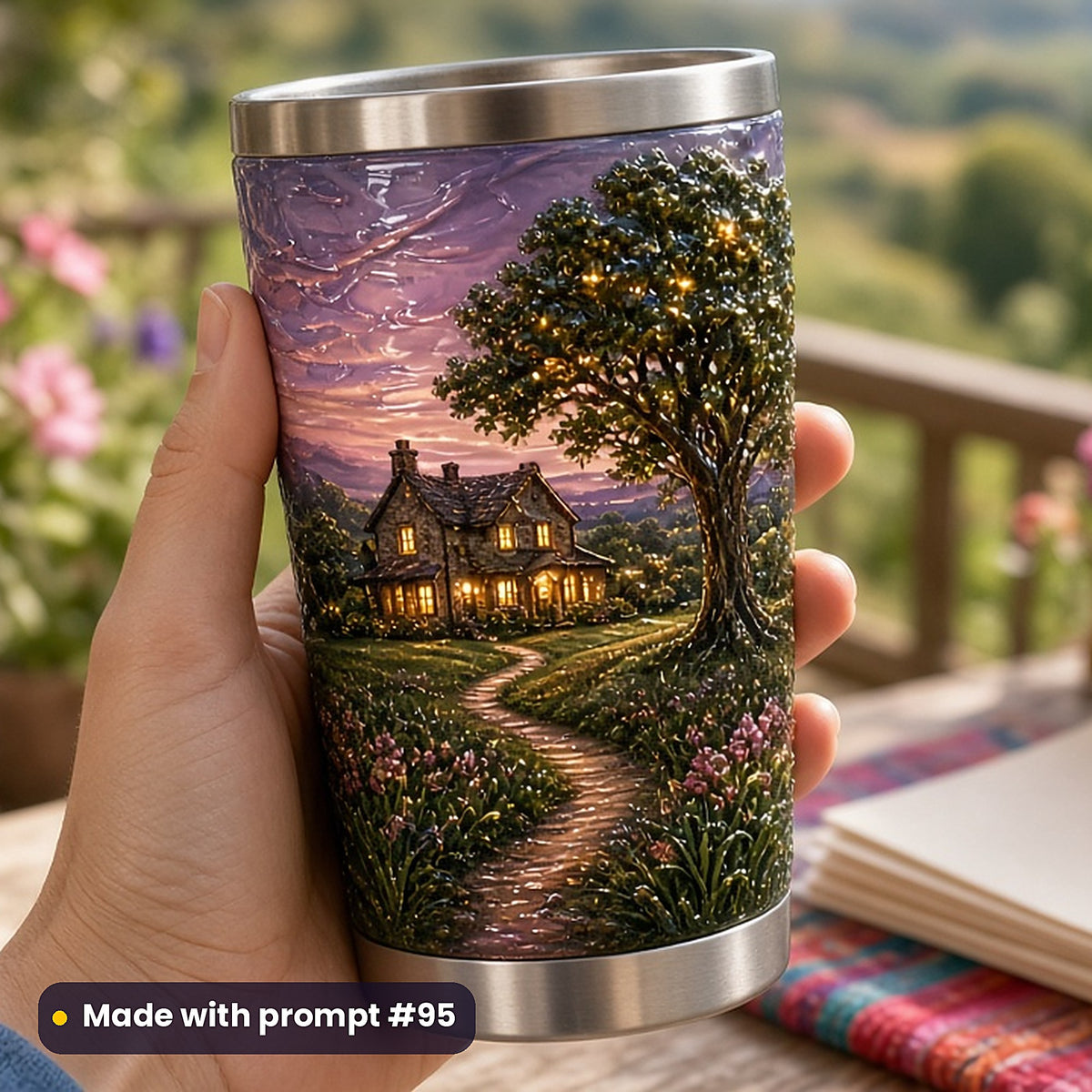 Family Saga, Luxury & Decorative Collection: Made with prompt #95 – realistic UV-printed mockup