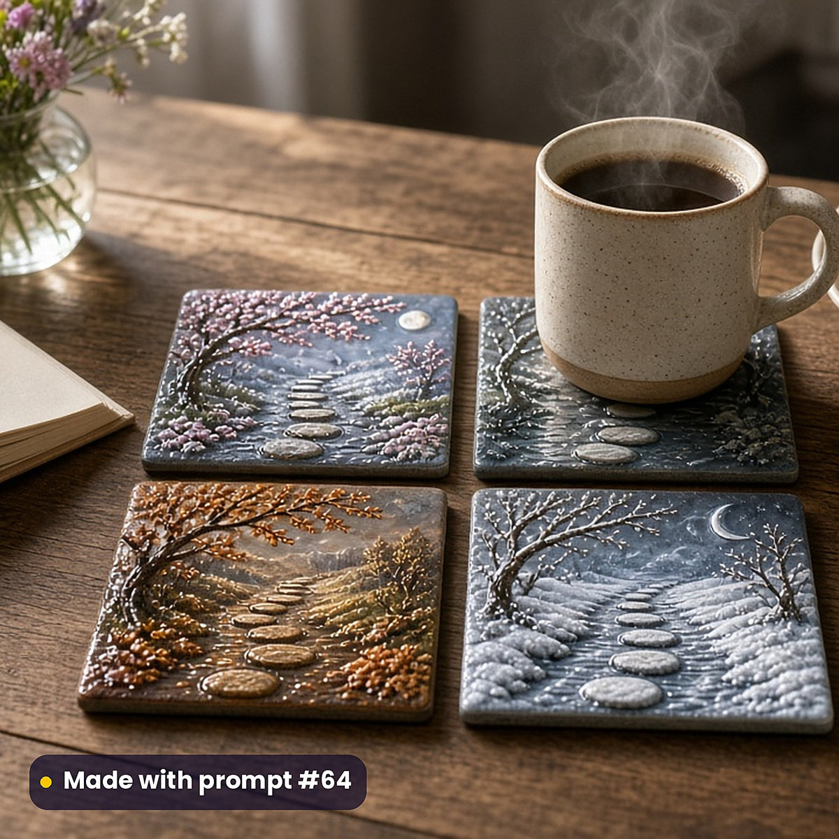 Memoir and Biography, Cinematic & Bold Collection: realistic UV-printed mockup, made with prompt #64