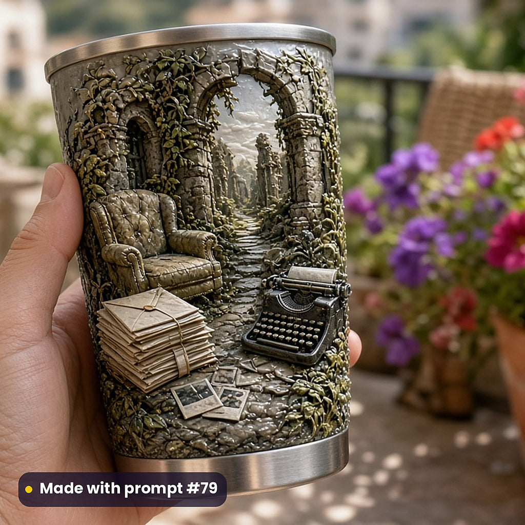 Memoir and Biography, Clean & Graphic Collection: Made with prompt #79 – realistic UV-printed mockup
