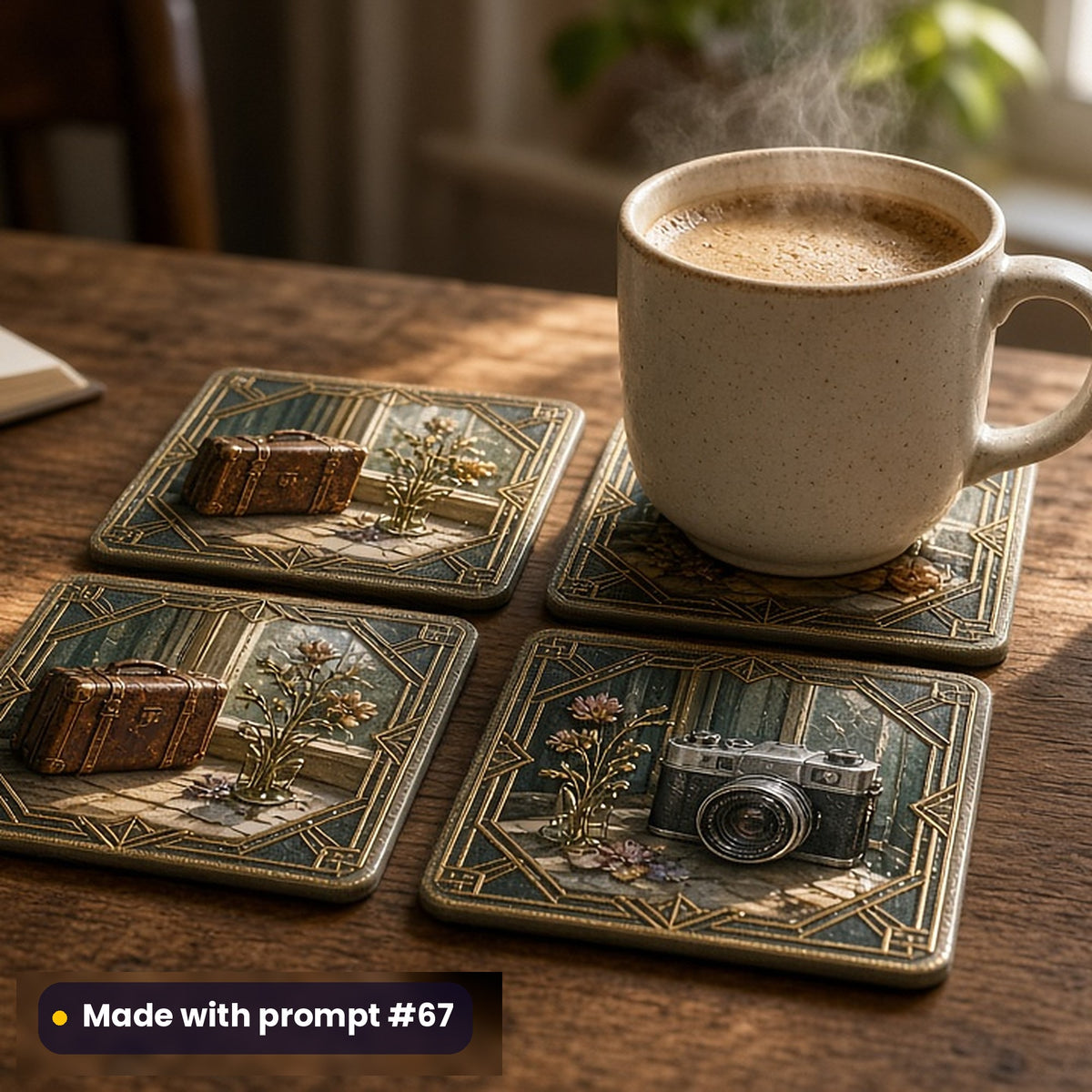 Memoir and Biography, Luxury & Decorative Collection: Made with prompt #67 – realistic UV-printed mockup