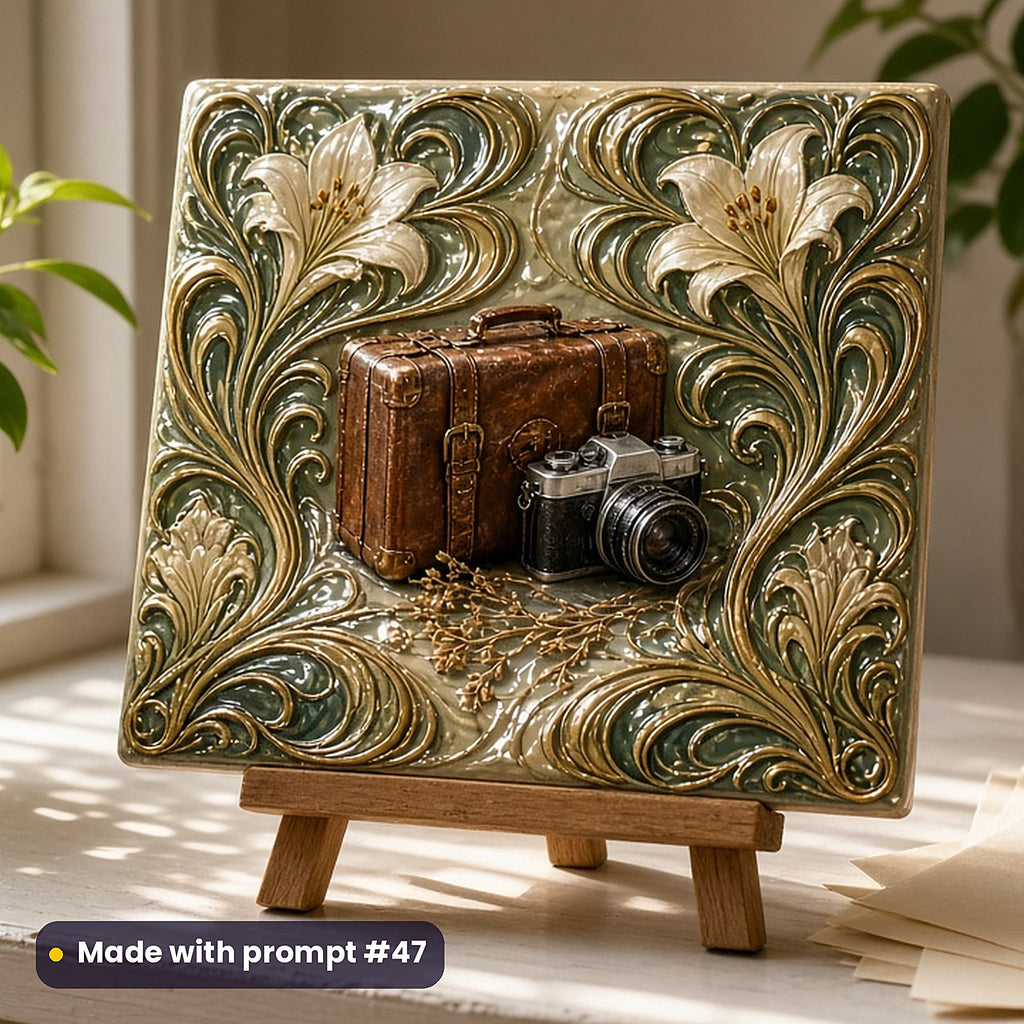 Memoir and Biography, Luxury & Decorative Collection: Made with prompt #47 – realistic UV-printed mockup