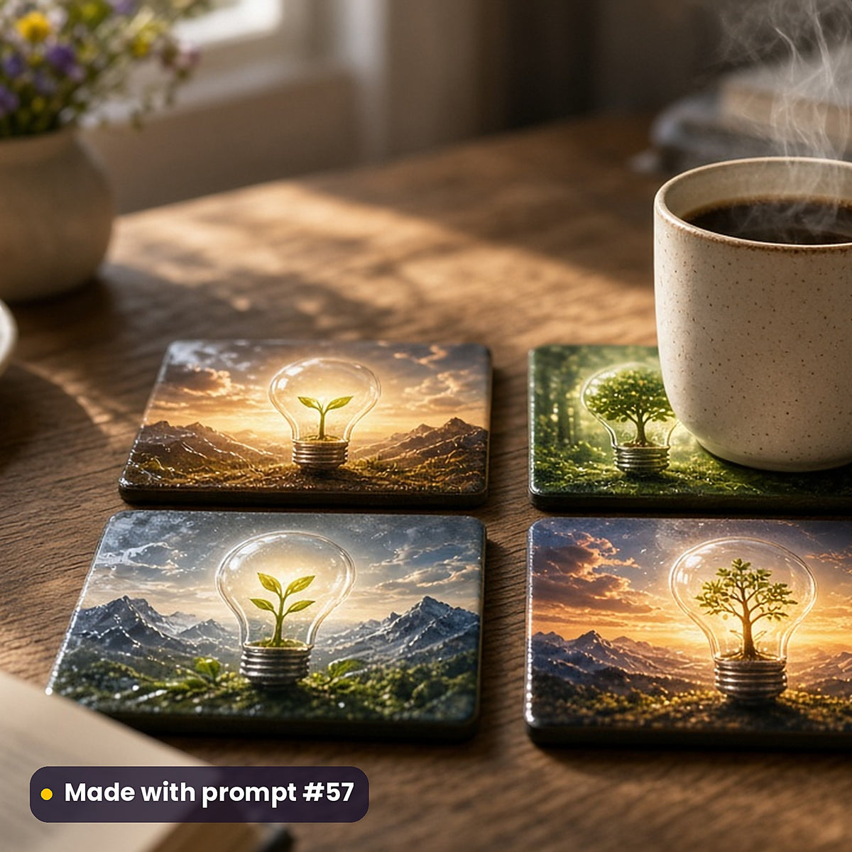 Self-Help and Personal Development, Cinematic & Bold Collection: realistic UV-printed mockup, made with prompt #57
