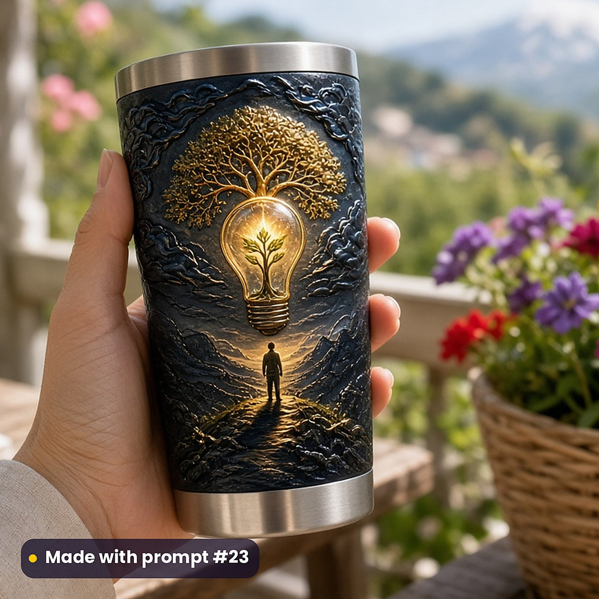 Self-Help and Personal Development, Cinematic & Bold Collection: realistic UV-printed mockup, made with prompt #23