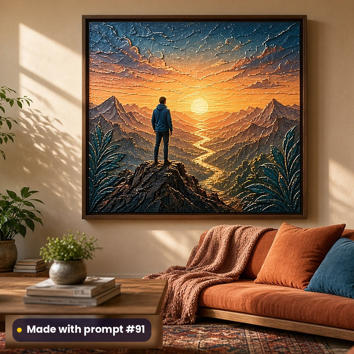 Self-Help and Personal Development, Clean & Graphic Collection: Made with prompt #91 – realistic UV-printed mockup