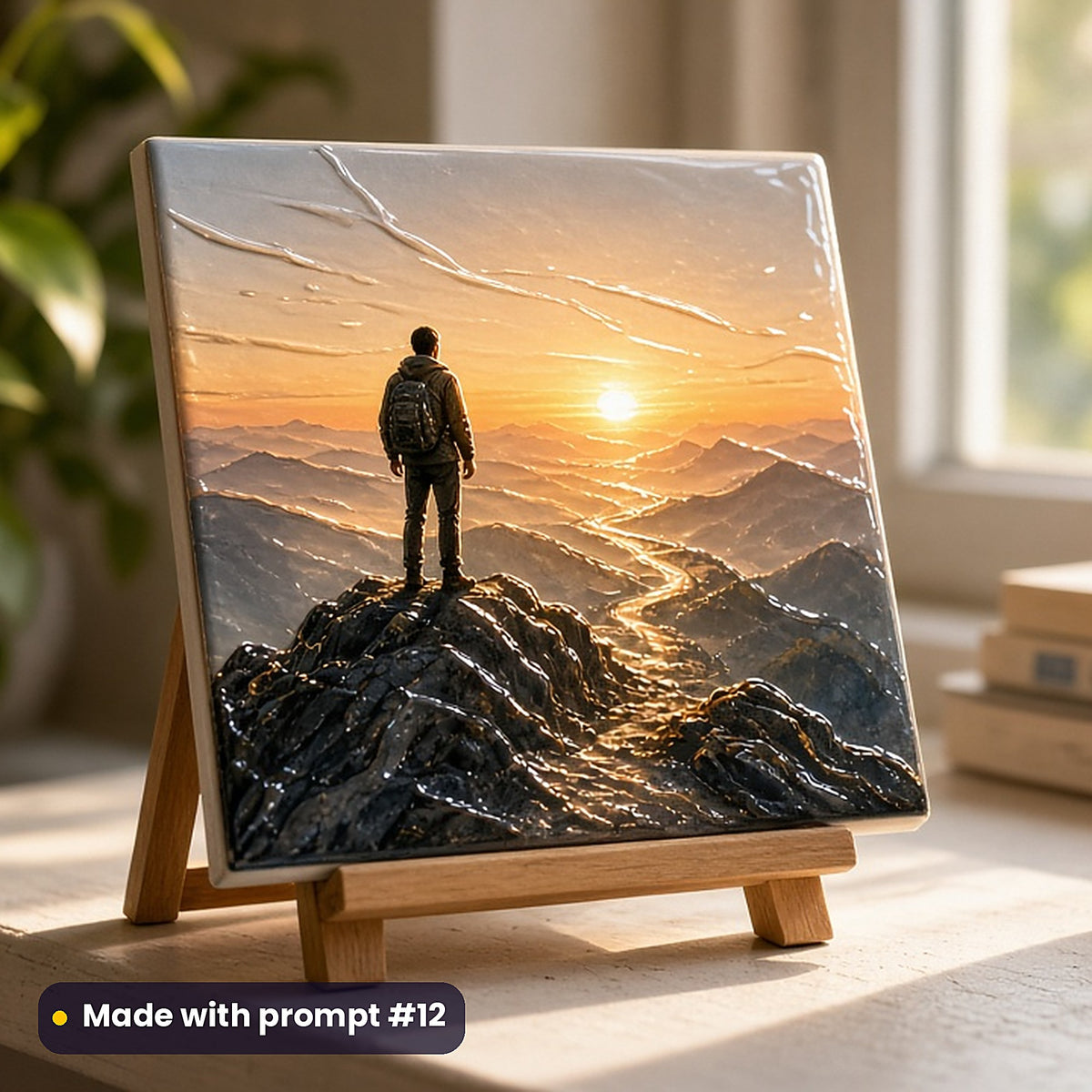 Self-Help and Personal Development, Clean & Graphic Collection: Made with prompt #12 – realistic UV-printed mockup