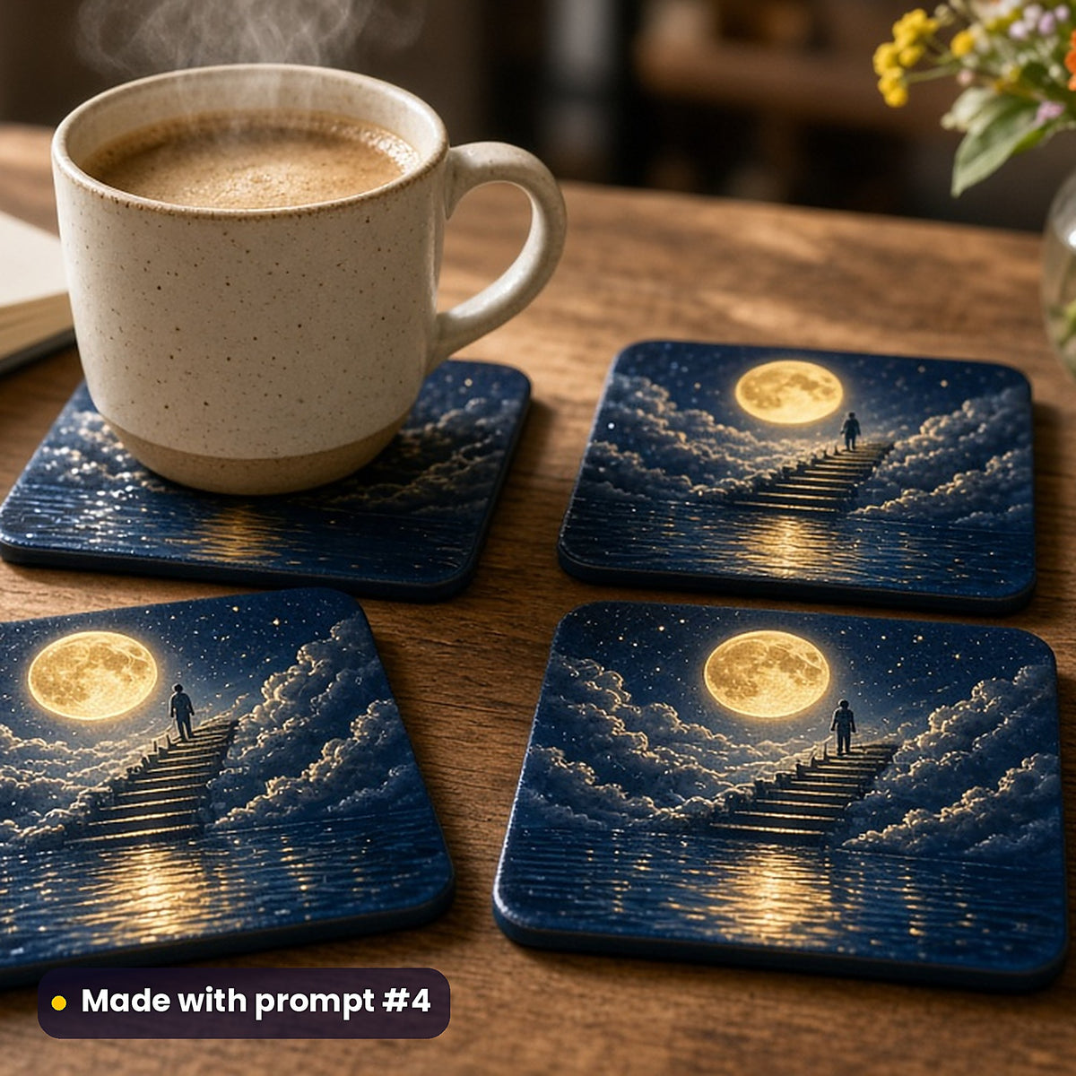 Self-Help and Personal Development, Luxury & Decorative Collection: Made with prompt #4 – realistic UV-printed mockup